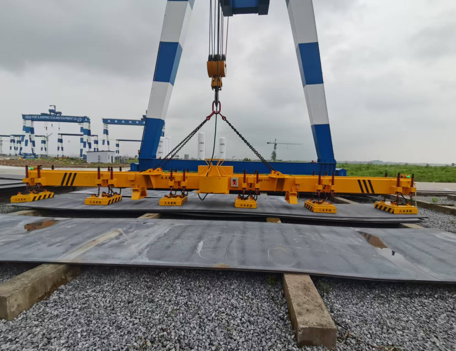 Standard Electro-permanent Magnet System for Multiple Steel Plates